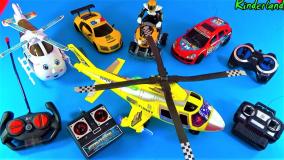 آنباکس اسباب بازی های هلیکوپتر و ماشین کنترلی - اسباب بازی کودک