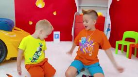 ولاد و نیکی - برنامه کودک - چالش ماشین کنترلی - کودک سرگرمی تفریحی ولاد