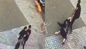 سرقت علنی تلفن همراه دختر جوان در سعادت آباد تهران | 4 مرداد 1404