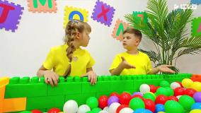 برنامه سرگرمی کودکان روما و دیانا طولانی : چالش حروف الفبا