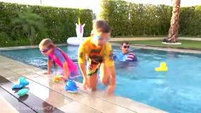 برنامه دیانا و روما قسمت جدید استخر و یادگیری شنا