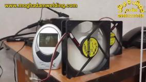 DC 12 VOLT 0.5 AMPER تست فن مدت زمان کارکرد فن 24 ساعت