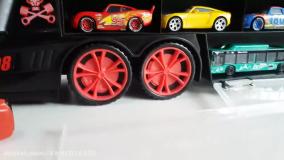 بازی با ماشین اسباب بازی مک کویین و کامیون - اسباب بازی کودک و نوجوان