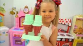 ماجراهای دیانا و روما دوبله فارسی | دیانای بستنی ساز!