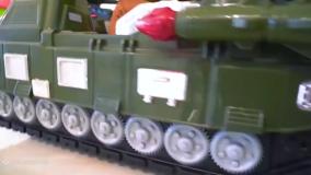 برنامه کودک سنیا - بازی با ماشین اسباب بازی کامیون بزرگ