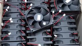 طرح فروش فن ۲۴ ولت دور بالا ابعاد 9در 9