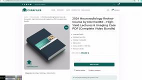 2024 Neuroradiology Review Course by DocmedEd – High-Yield Lectures & Imaging Case PDF
