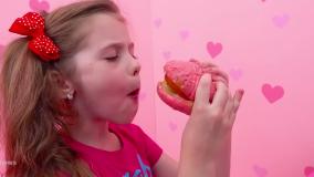 برنامه کودک ایوا و مامان چالش غذاخوری با بابایی | کارتون ایواشو طولانی جدید