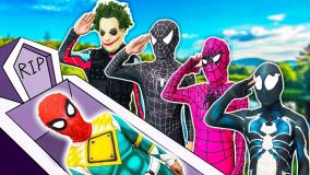 نبرد مرد عنکبوتی اسپایدرمن اعلام احترام و ارادت به شهیدان مبارز spiderman