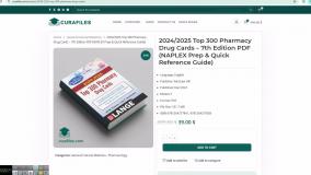 2024/2025 Top 300 Pharmacy Drug Cards – 7th Edition PDF download