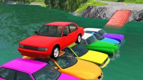 کارتون ماشین بازی جدید:: ماشین رنگی رنگی