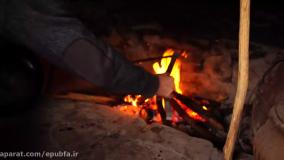 آشپزی در جنگل : پخت استیک 30 روزه