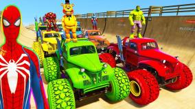 کارتون ماشین بازی کودکانه ، ماشین بازی جدید ، ماشین ها اسباب بازی - تراکتور