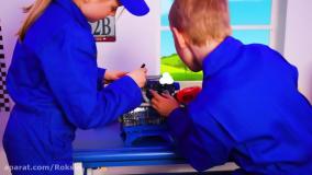 کارتون ماشین بازی و مشاغل | آموزش مشاغل با کارتون