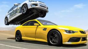 کارتون ماشین بازی جدید:: ماشین زرد و ماشین پلیس جدید