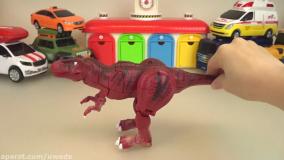 ماشین بازی کودکانه | کارتون ماشین پلیس سرسره بازی