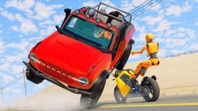 کارتون ماشین بازی جدید : تصادف شدید و وحشتناک با سرعت بالا در گیم پلی BeamNG