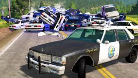 کارتون ماشین بازی جدید | ماشین پلیس و تصادف