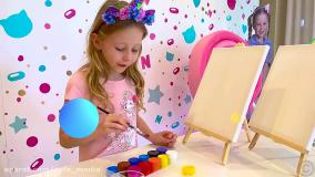 ناستیا و استیسی :: ناستیا شو :: ناستیا :: بازی ناستیا با بابایی