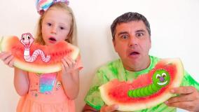 ناستیا و استیسی.ناستیا شو ناستیا و بابایی برنامه کودک ناستیا.ناستیا استیسی جدید