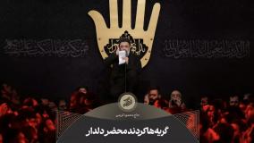 روضه خوانی حاج محمود کریمی برای عزای حسینی: گریه‌ها کردند محضر دلدار