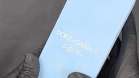 آنباکسینگ عطر دولچه گابانا لایت بلو زنان درعطرآمین