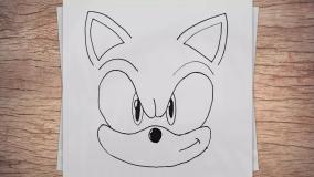 آموزش نقاشی کاراکتر سونیک برای بچه‌ها به زبان ساده | پسرانه و دخترانه