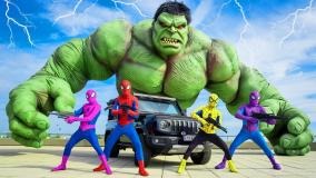 نبرد مرد عنکبوتی اسپایدرمن چالش بچه های قهرمانان قرمز و مشکی spiderman