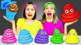 چالش غذای خنده دار خوردن خوراکی های حال به هم زن | چالش خوراکی دو نفره بانوان سرگرمی