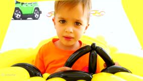 برنامه کودک ولاد و نیکی اسباب بازیهای بادکنکی | کارتون نیکیتاشو بازی و سرگرمی