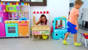 برنامه کودک ولاد و نیکی چالش بازی لگو و ماشین | کارتون نیکیتاشو بازی و سرگرمی