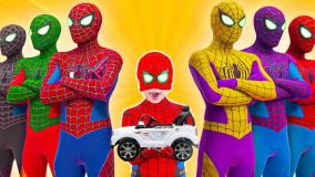 کارتون مرد عنکبوتی نبرد مرد عنکبوتی و اسپایدرمن | برنامه کودک مرد عنکبوتی جدید طولانی