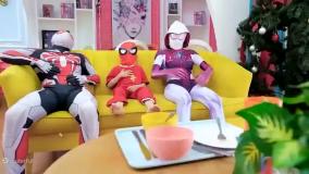 کارتون مرد عنکبوتی درگیری بین قهرمانان | برنامه کودک مرد عنکبوتی جدید طولانی