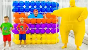 برنامه کودک ولاد و نیکی پیدا کردن پیشی گمشده | کارتون نیکیتاشو بازی و سرگرمی