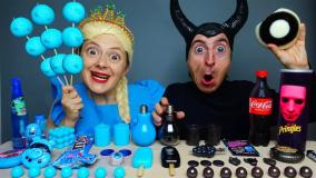 چالش غذایی خنده دار خوردن انواع چیپس | چالش خوراکی دو نفره بانوان سرگرمی