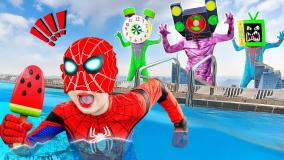 کارتون مرد عنکبوتی نبرد با دشمن نفوذی | برنامه کودک مرد عنکبوتی جدید طولانی