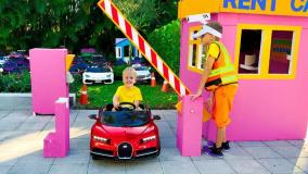 برنامه کودک ولاد و نیکی ماشین دخترانه و پسرانه | کارتون نیکیتاشو بازی و سرگرمی