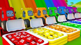 کارتون ماشین بازی جدید کودکانه: سرسره های رنگی!