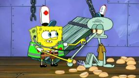 انیمیشن خنده دار باب اسفنجی - کارتون باب اسفنجی دوبله شده - باب اسفنجی و اختاپوس