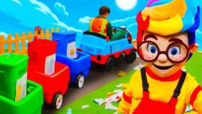 کارتون جدید ماشین بازی کودکانه : ماشین ها و جاده طولانی!