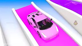 کارتون ماشین بازی جدید بیبوبیبو: پارکینگ طبقاتی و عبور از توپ های رنگی!