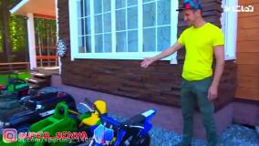 کارتون ماشین بازی جدید با سنیا : تعمیر مانستر تراک با لگوهای رنگی!