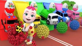 ترانه شاد کودکانه ماشین بازی : اتوبوس و توپ های فوتبال!