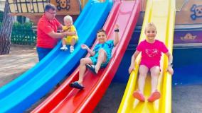 دیانا روما جدید | برنامه کودک دیانا و روما | چالش بالن های آبی چهار رنگ