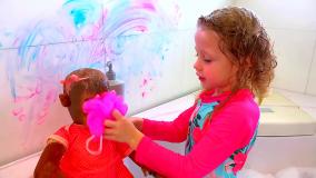 ماجراهای ناستیا و بابایی - قسمت 192 - موزیک ویدیو پرنسس ناستیا با اسباب بازی ها