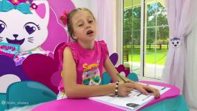 ناستیا و استیسی ناستیا شو ناستیا و بابایی برنامه کودک ناستیا.ناستیا استیسی جدید