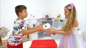 سرگرمی و تفریحی کودک :: دیانا و روما با داستان ترفندهای خنده دار و آزمایش بادکنک