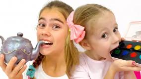 ناستیا استیسی - استیسی شو جدید - ناستیا و بابایی - سرگرمی بانوان کارتون