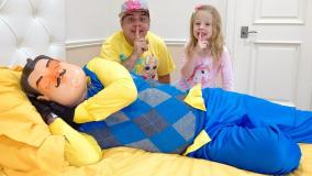 برنامه کودک ناستیا - ناستیا شو جدید - ناستیا و بابا سعی میکنند با همسایه دوست شن