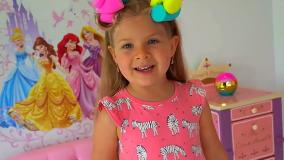 دیانا و روما و خانه بازی جدید به همراه اسباب بازی های شگفت انگیز برای کودکان